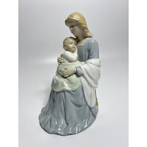 Homco Home Interiors Mother and Child Figurine #8809 Fine Porcelain